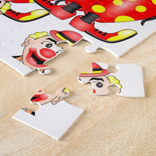 Clown Jigsaw Puzzel (Zijkant)