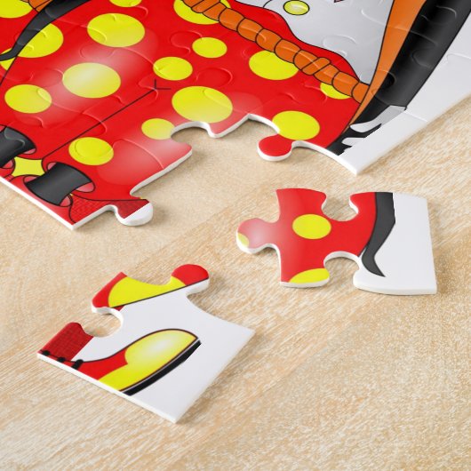 Clown Jigsaw Puzzel (Zijkant)