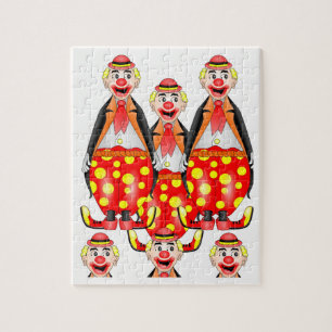 Clown Jigzaag Puzzle Legpuzzel