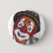 Clown Jonathan Freddies Ronde Button 5,7 Cm (Voorkant)