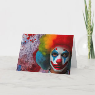 clown kaart