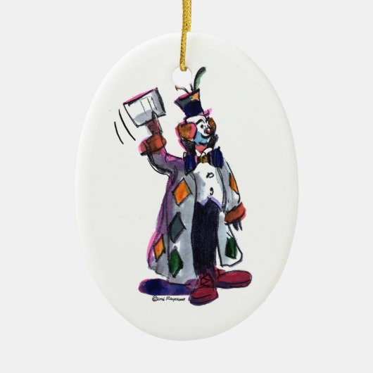 cLoWn Keramisch Ornament (Voorkant)