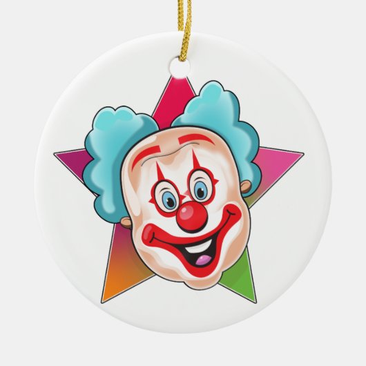 Clown Keramisch Ornament (Voorkant)