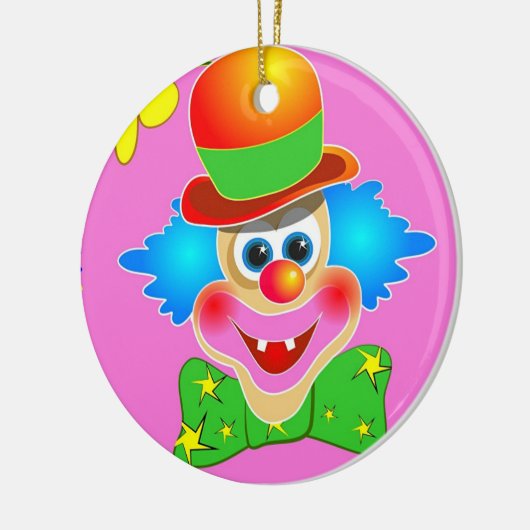 clown keramisch ornament (Links)