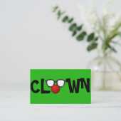 Clown Kindervermaak Circus Visitekaartje (Staand voorkant)