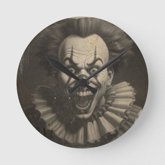 clown klok voor muur (Voorkant)
