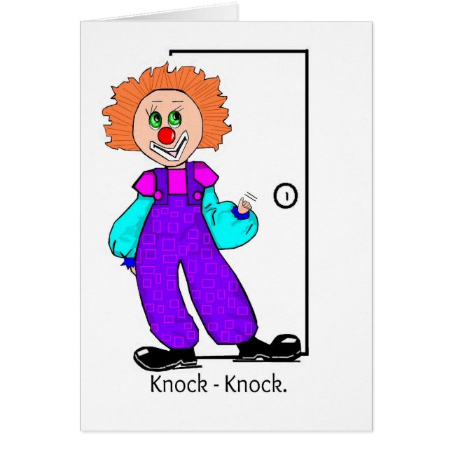 Clown Knock-klop Joke Banana (Voorkant)