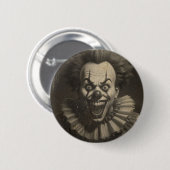  clown-knop ronde button 5,7 cm (Voorkant /achterkant)