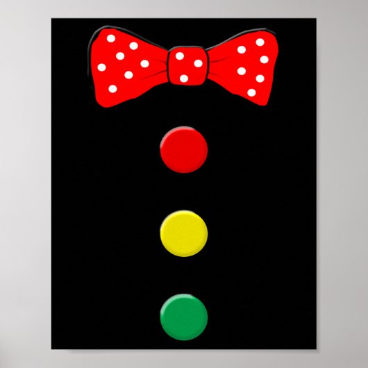 Clown kostuum Halloween Fun Circus Clown Matching Poster (Voorkant)