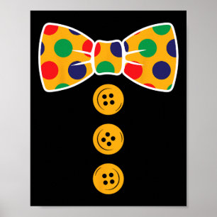 Clown Kostuum Halloween Grappig Circus Clown Cadea Poster