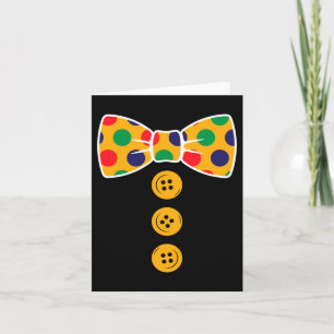 Clown Kostuum Halloween Grappige Circus Clown Cade Kaart