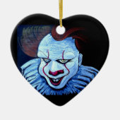 Clown: Kwaad Keramisch Ornament (Voorkant)