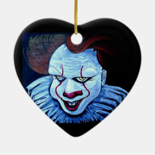 Clown: Kwaad Keramisch Ornament