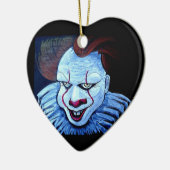 Clown: Kwaad Keramisch Ornament (Links)