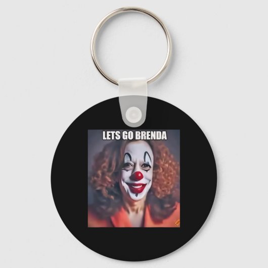 Clown Let's Go Brenda 1 Sleutelhanger (Voorkant)