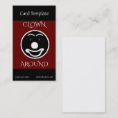 Clown Logo Comedian Visitekaartje (Voorkant / Achterkant)