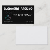 Clown Logos Sjablonen Visitekaartje (Voorkant / Achterkant)