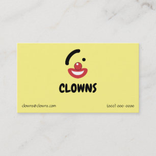 Clown Logos Visitekaartje