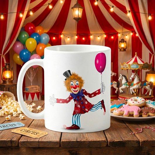 Clown Met Een Ballon Mok