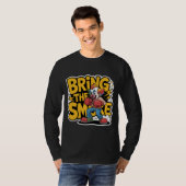 Clown met een houding t-shirt (Voorkant volledig)