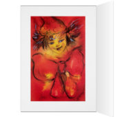 CLOWN MET RODE LINT (Binnen (Links))