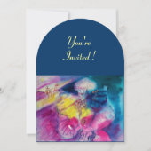 CLOWN MET UIL EN ALTVIOL, geel, roze blauw Kaart (Voorkant)