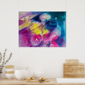 CLOWN MET UIL EN VIOOL POSTER (Keuken)