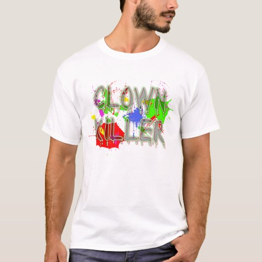 Clown Moordenaar Grappig T-shirt Humor (Voorkant)