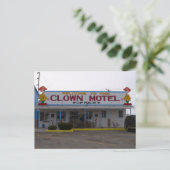 Clown Motel Briefkaart (Staand voorkant)