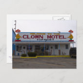 Clown Motel Briefkaart (Voorkant / Achterkant)
