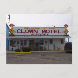Clown Motel Briefkaart