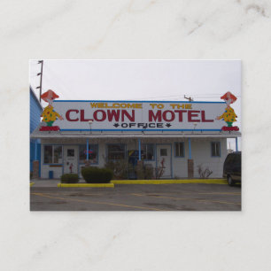 Clown Motel Visitekaartje