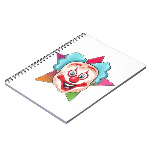 clown notitieboek (Linkerzijde)