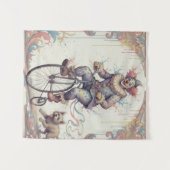 Clown on a bike Tapestry Wandkleed (Voorkant (horizontaal))