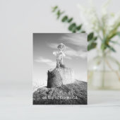 Clown on top of the world briefkaart (Staand voorkant)