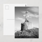 Clown on top of the world briefkaart (Voorkant / Achterkant)