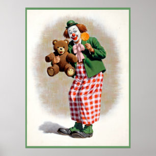Clown painting 4 poster