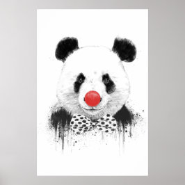Clown Panda Poster