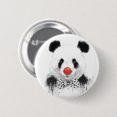 Clown panda ronde button 5,7 cm (Voorkant /achterkant)