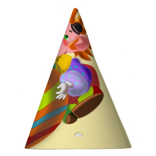 Clown Paper Party Pet Feesthoedjes (Rechts)