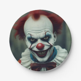 clown papieren bordje