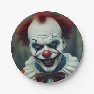 clown papieren bordje