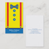 Clown Party Entertainer Visitekaartje (Voorkant / Achterkant)