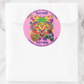 Clown Party Event Uitzicht groot Please Uitzicht N Ronde Sticker (Tas)