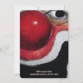 Clown Party Uitnodiging (Achterkant)