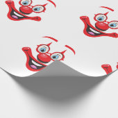 Clown Patroon Cadeaupapier (Hoek)