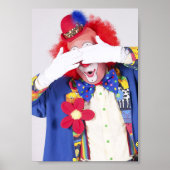 Clown Peekaboo Poster (Voorkant)
