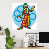 Clown Posing Poster (Thuiskantoor)