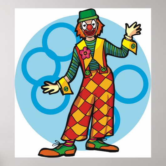 Clown Posing Poster (Voorkant)