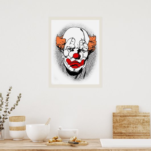 clown poster (Keuken)